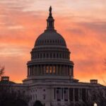 Dawn at U.S. Capitol Washington D.C.