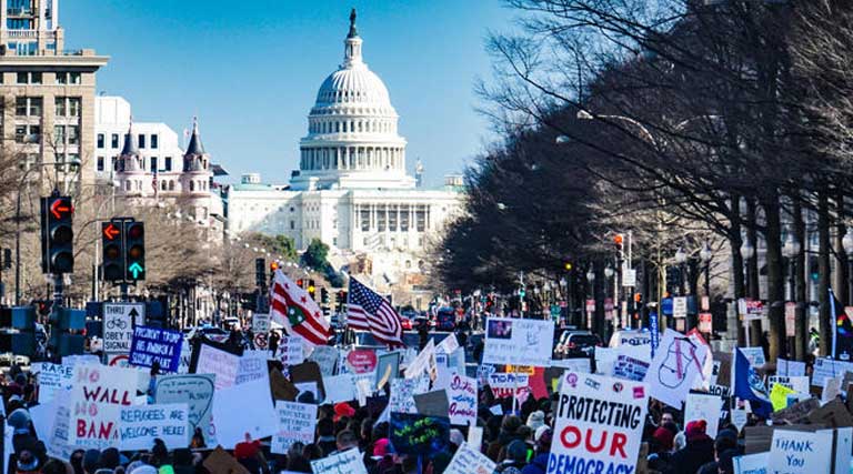 Protestors Washington D.C. U.S. Capitol