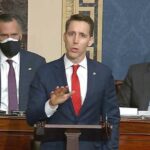 Senator Josh Hawley Speaks In The U.S. Senate Jan 6 2021