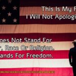 American Flag - Military Officer Salute