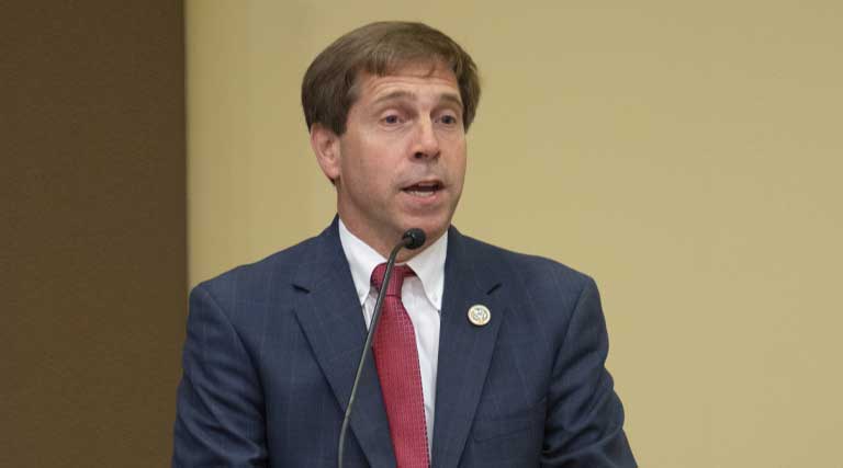 U.S. Congressman Chuck Fleischmann speaks at the Tennessee Valley Corridor Summit 2018 in Oak Ridge, Tennessee.