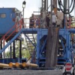 Zelienople_Pennsylvania_Crew_Gas Drilling Rig_Well Site_Natural Gas_