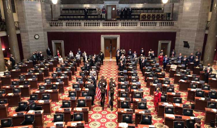 Color Guard_Missouri House Chamber_Missouri_Jefferson City