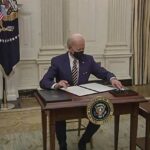 Joe Biden_Executive Orders_Kamala Harris_White House_State Dining Room_Washington D.C.