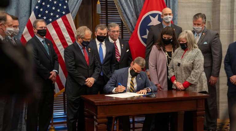 Governor Bill Lee_Tennessee_Education Bills_February 3 2021_Nashville_State Capitol