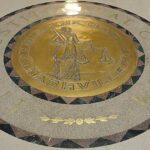 Floor Inlay at Tennessee Supreme Court Building in Nashville, Tennessee