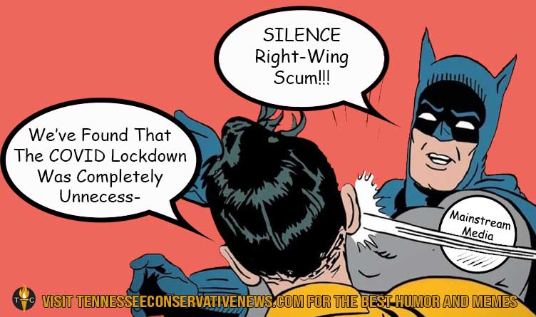Batman Slaps Robin_Right-Wing_Mainstream Media_COVID Lockdown