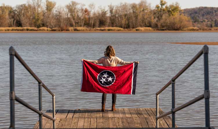 Tennessee_Watts Bar Lake_Tennessee Flag
