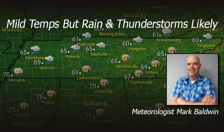 Friday & Saturday Weather Tennessee Meteorologist Mark Baldwin