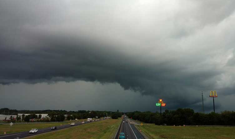 Storms Clouds I24 South of Murfreesboro Tennessee