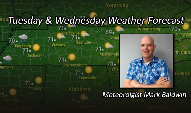 Tennessee Weather Tuesday & Wednesday