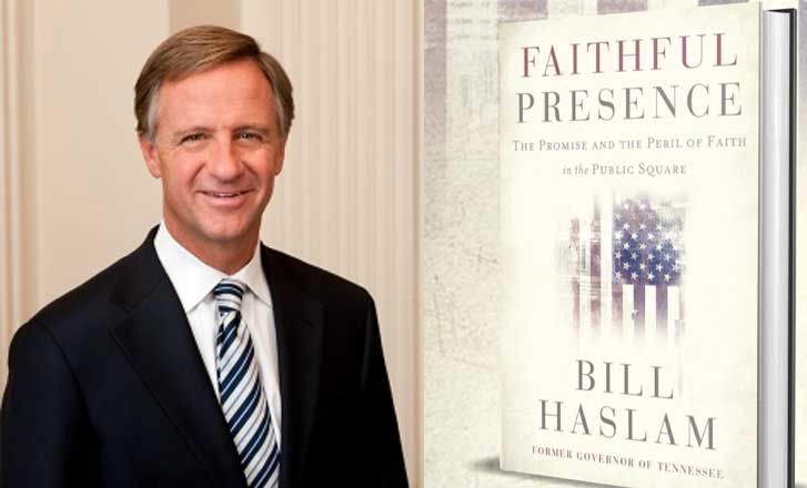 Former Gov. Bill Haslam Writes About Christians’ Role in Politics