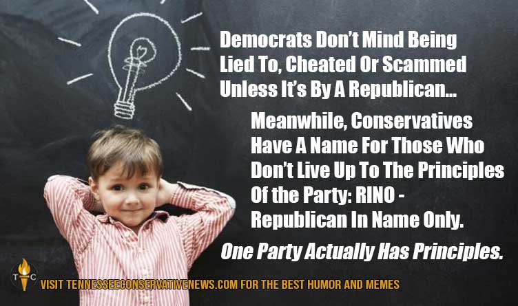Democrats Don’t Mind Being Lied To, Cheated Or Scammed Unless It’s By A Republican... Humor Meme
