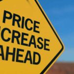 Price Increase Ahead Road Sign