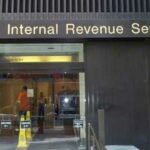 Exterior of the Internal Revenue Service office in midtown New York.