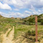 Jones Creek Trail, in Theodore Roosevelt National Park, North Dakota