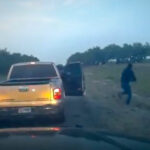Dashcam Footage of illegal aliens attempting to avoid capture