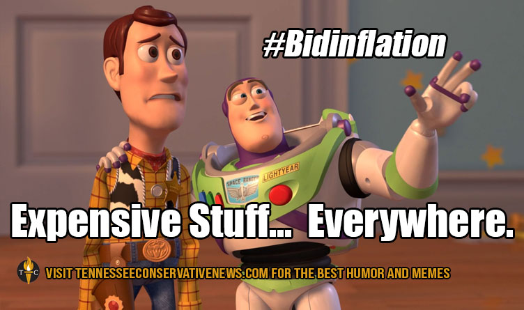 #bidinflation Expensive Stuff...Everywhere - Humor - Meme - Toy Story - Woody Buzz