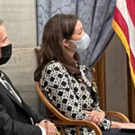 Tennessee Gov. Bill Lee and Education Commissioner Penny Schwinn