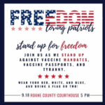 Stand Up For Freedom Peaceful Protest Planned In Kingston