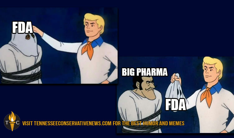 Unmasked FDA Big Pharm Scooby Doo Meme
