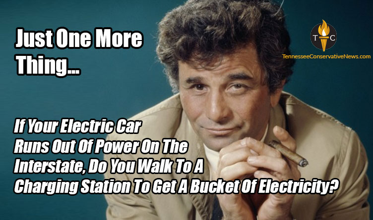 Just One More Thing... Columbo Electric Car meme
