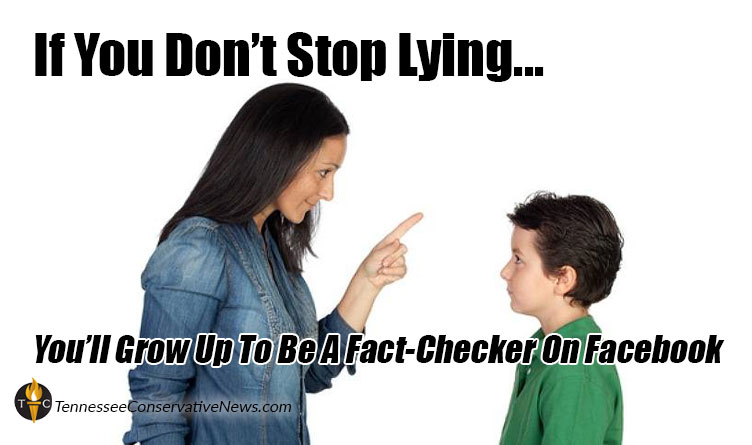 If You Don't Stop Lying ... You’ll Grow Up To Be A Fact-Checker On Facebook - Meme