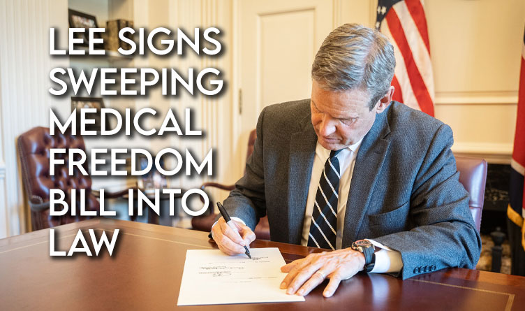 Lee Signs Sweeping Medical Freedom Bill Into Law
