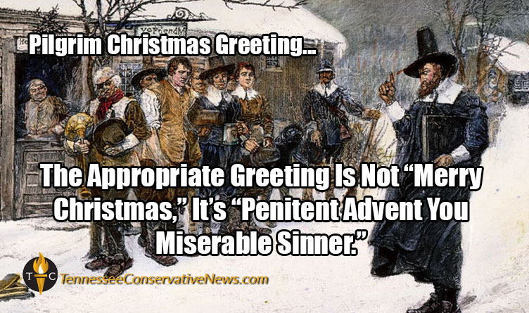 Pilgrim Christmas Greeting Meme Puritans