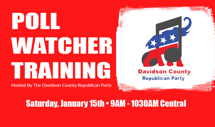 Davidson County GOP To Host Poll Watcher Training