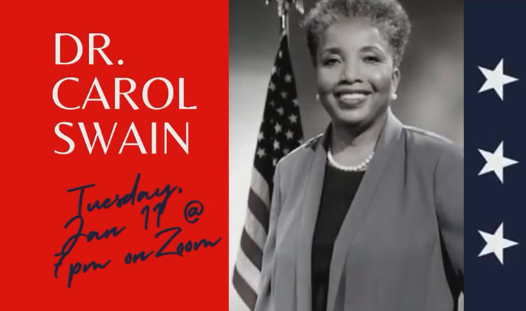Meeting With Dr. Carol Swain On CRT And The American Dream Conference