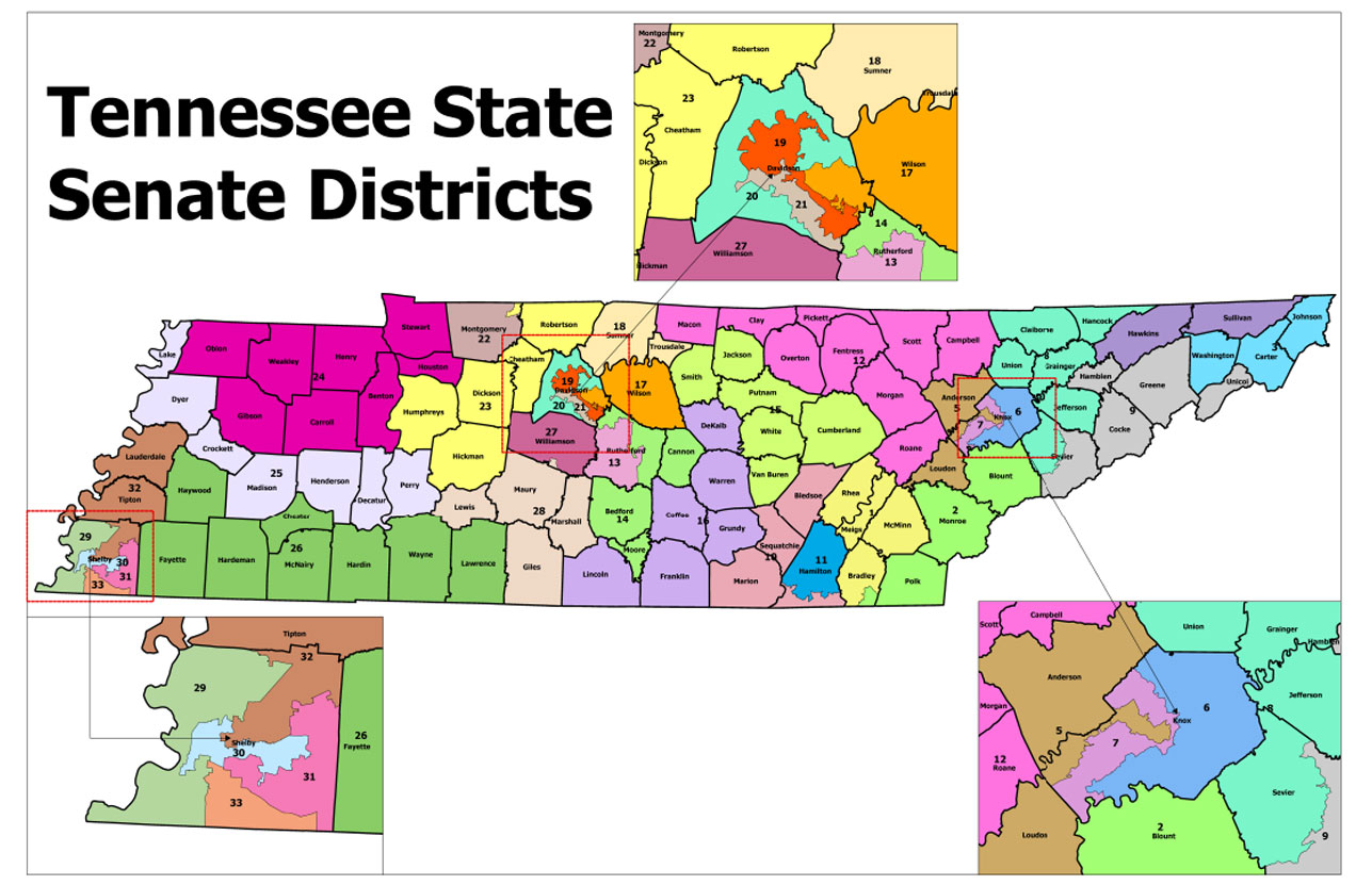 Tennessee Senate Approves Congressional, State Senate Redistricting ...