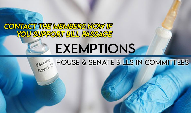 Amended Bill That Guarantees Healthcare Workers' Exemptions In Committee Tomorrow