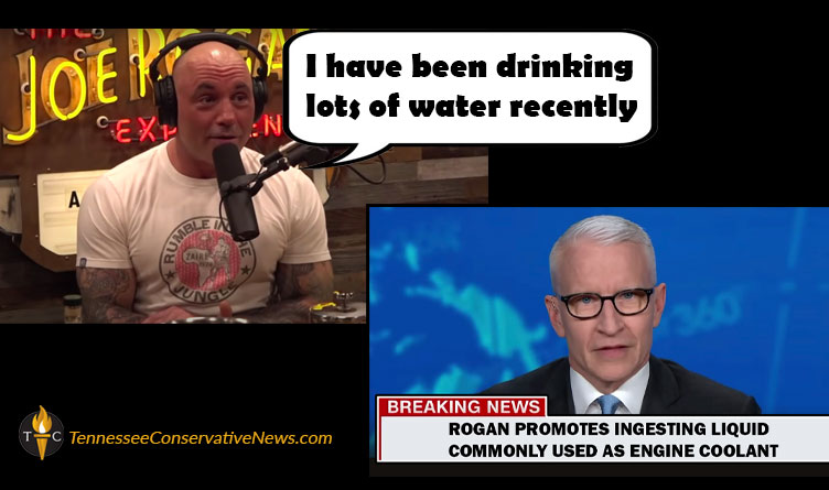 Drinking Engine Coolant Joe Rogan Anderson Cooper CNN Meme