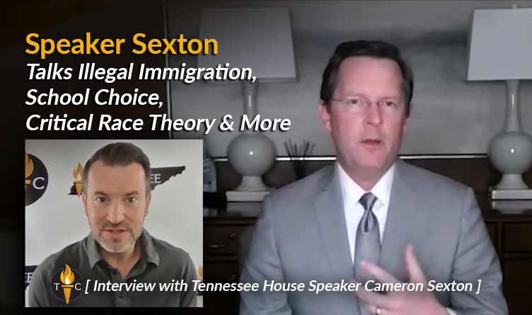 Speaker Sexton Talks Illegal Immigration, School Choice, Critical Race Theory & More