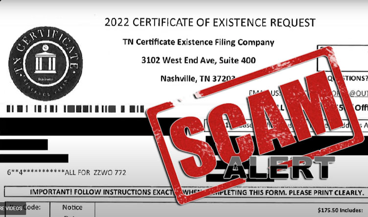 Tennessee's Small Business Owners Targeted By New Scam