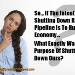 So... If The Intent Of Shutting Down Russia’s Pipeline Is To Hurt Their Economy... What Exactly Was The Purpose Of Shutting Down Ours? Meme