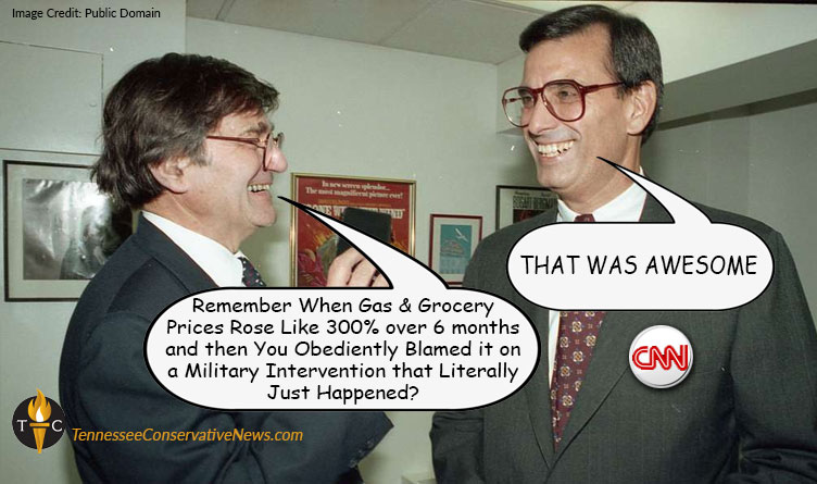 Remember When Gas & Grocery Prices Rose Like 300% over 6 months and then You Obediently Blamed it on a Military Intervention that Literally Just Happened? That Was Awesome. MEME