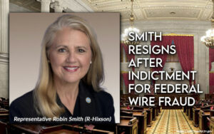 Rep Robin Smith Resigns After Federal Indictment On Federal Wire Fraud Charges