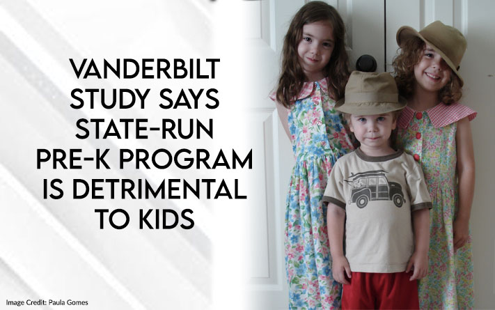 State Pre-K Detrimental To Kids Says Vanderbilt Study