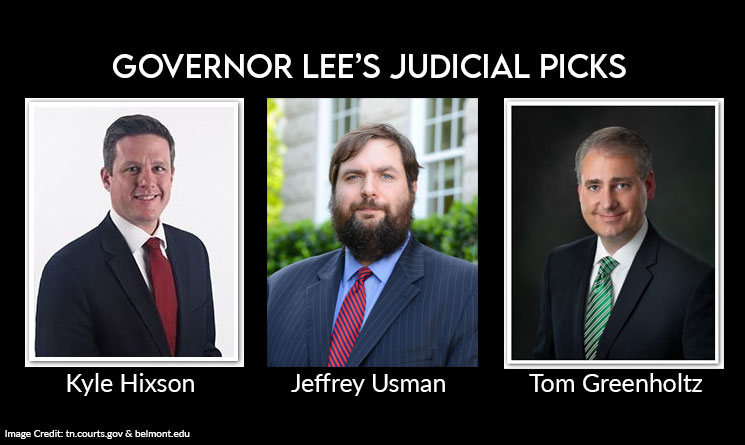 Governor Lee Announces Judicial Appointments