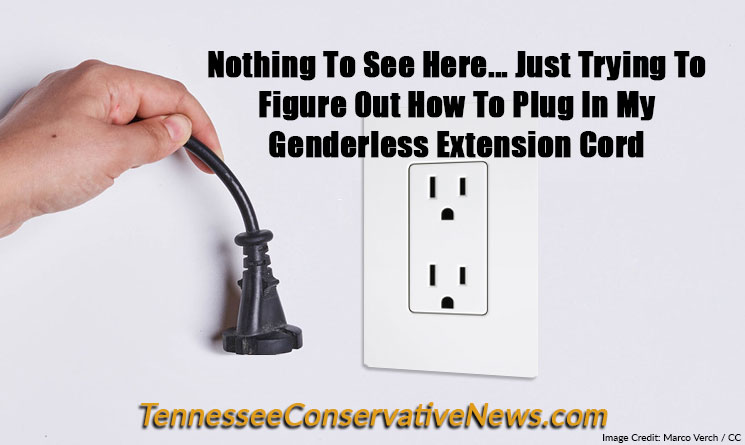 Nothing To See Here... Just Trying To Figure Out How To Plug In My Genderless Extension Cord - Meme