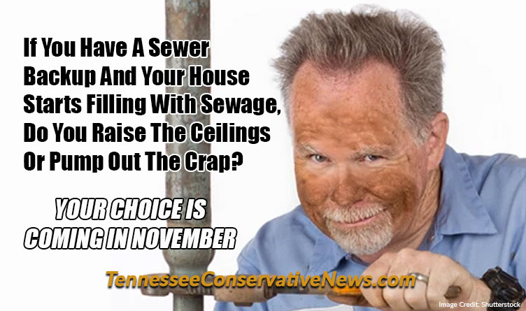 If You Have A Sewer Backup And Your House Starts Filling With Sewage, Do You Raise The Ceilings Or Pump Out The Crap? YOUR CHOICE IS COMING IN NOVEMBER. Meme