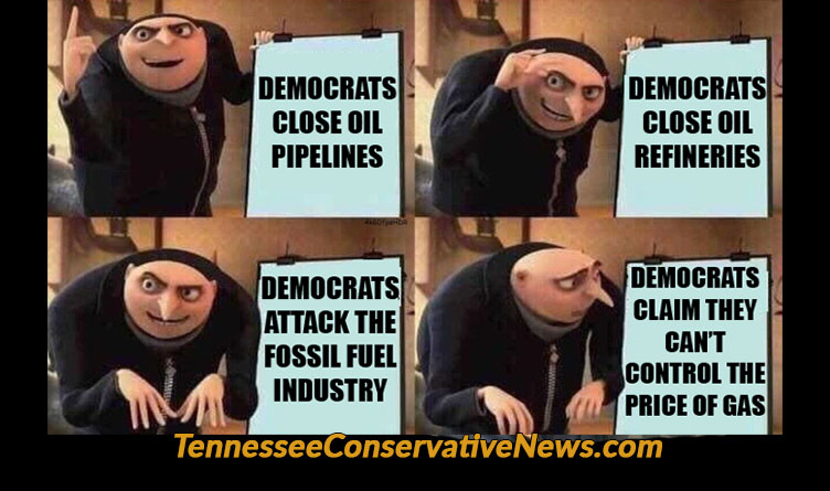 Democrats Claim They Can't Control The Price Of Gas - Meme