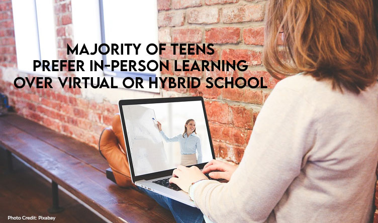 Majority Of Teens Prefer In-Person Learning Over Virtual Or Hybrid School