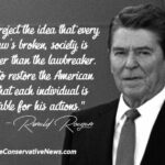 We Must Reject The Idea... Ronald Reagan quote Meme