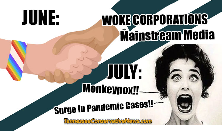 Woke Corporations Mainstream Media Pride Month Monkeypox Pandemic Covid-19 meme