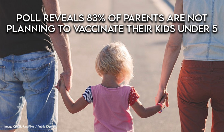 Poll Reveals 83% Of Parents Are Not Planning To Vaccinate Their Kids Under 5 Years Old