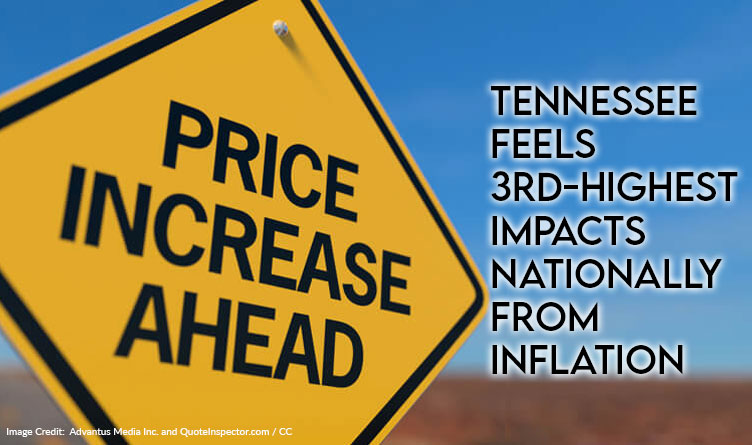 Tennessee Feels Third-Highest Impacts Nationally From Inflation