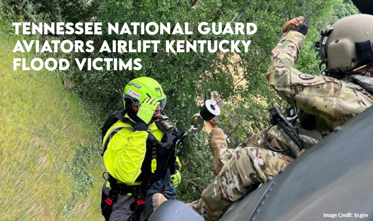 Tennessee National Guard Aviators Airlift Kentucky Flood Victims